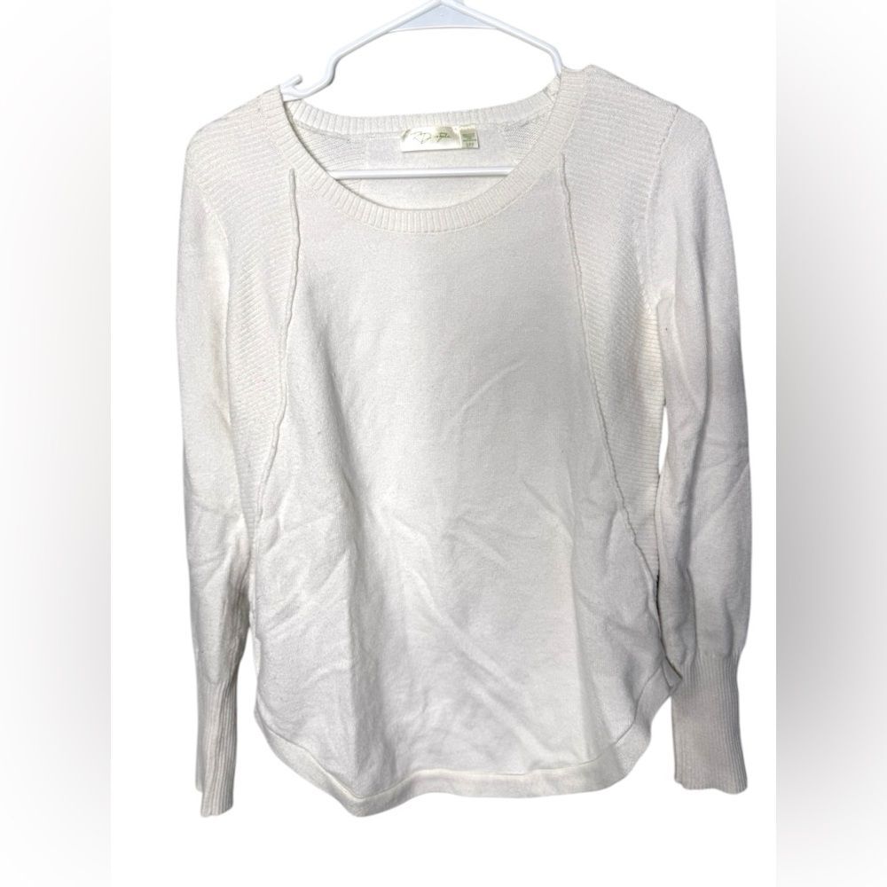 Stitch Fix RD Style white crewneck pullover sweater size small